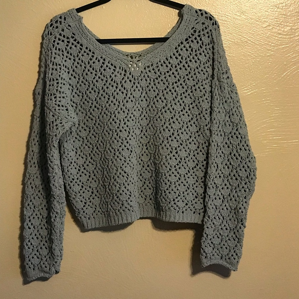 Artelier by Nicole Miller light blue sweater